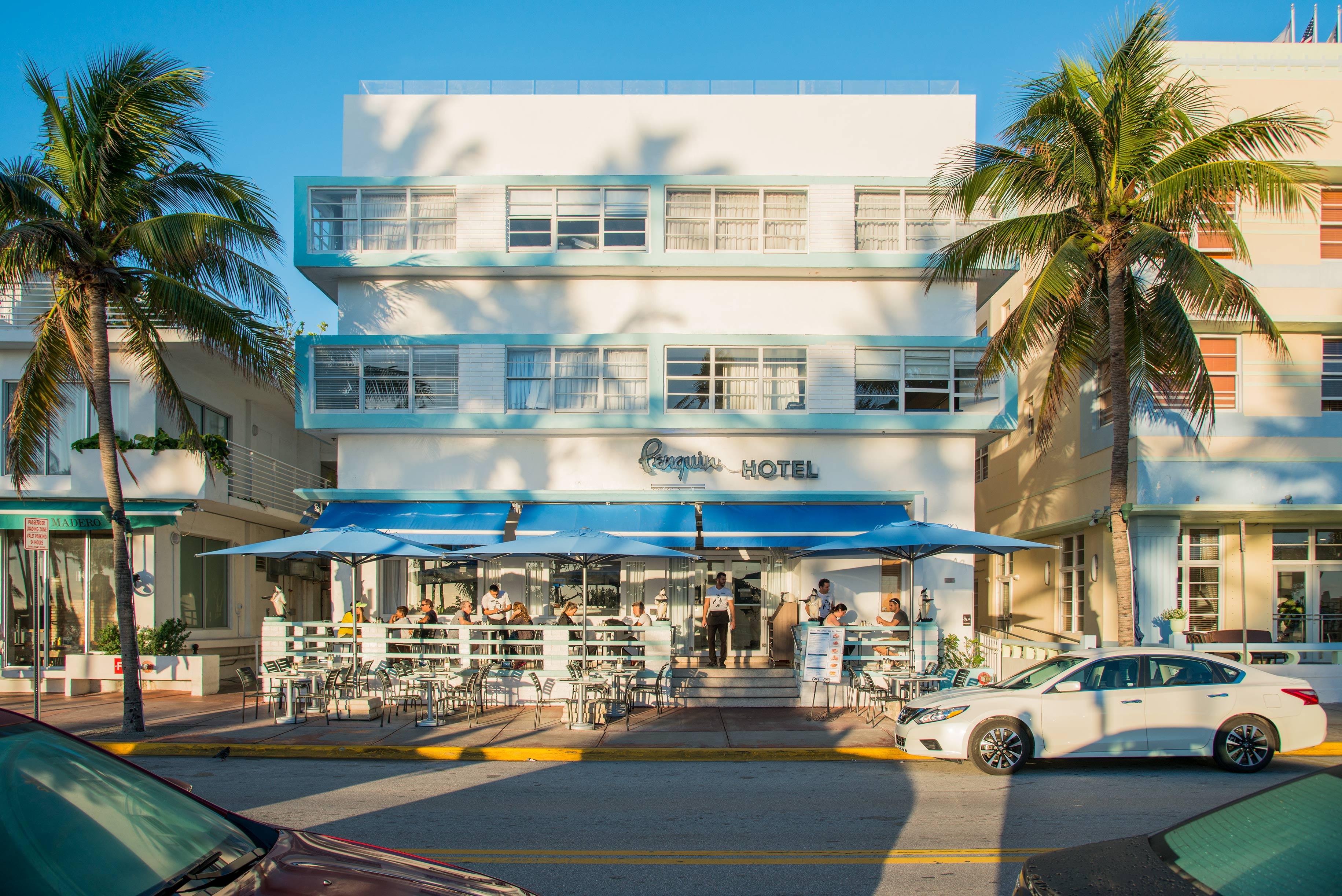 Penguin Hotel Miami Beach Bagian luar foto