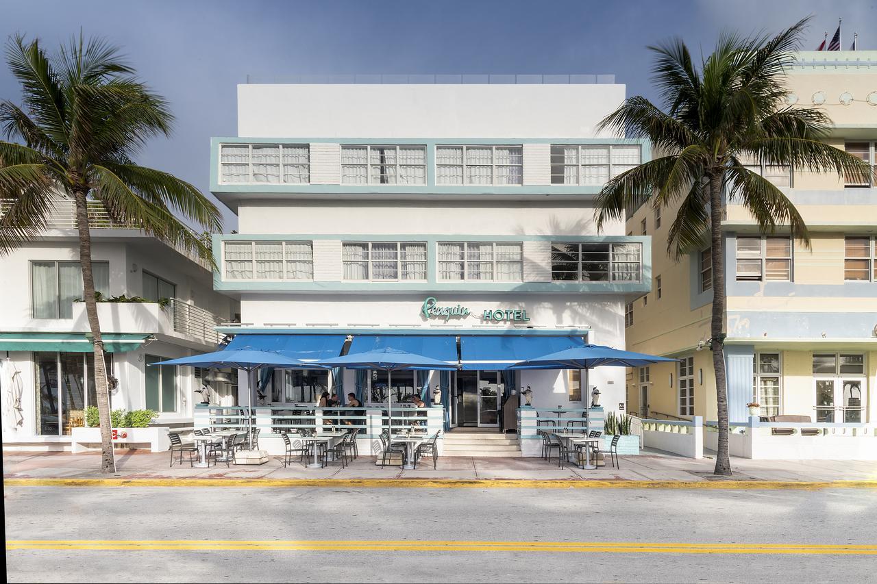 Penguin Hotel Miami Beach Bagian luar foto